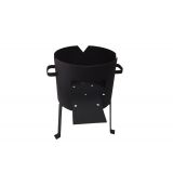 Печь для казана на 12 литров, сварные ножки