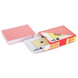 Карты для покера Texas Holdem 100% пластик красные