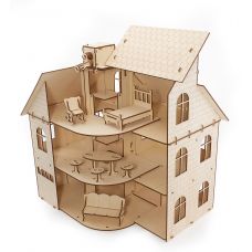 Конструктор 3D-пазл EWA Кукольный домик