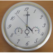 Часы настенные Ledfort ТВ 17-1 с термометром и гигрометром
