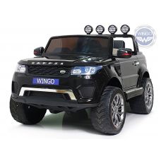 Детский электромобиль WINGO LAND ROVER 4x4 LUX Черный