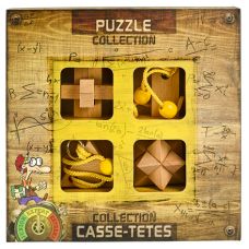 Набор бамбуковых Головоломок Casse-Tetes Collection Expert Жёлтый