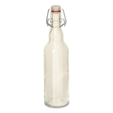 Бутылка 0,5 литра с бугельной пробкой прозрачная