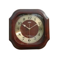 Часы кварцевые настенные  деревянные Adler арт.21149 орех